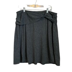 Patagonia Women's Charcoal Gray Seabrook Skirt Size XL  Travel Athletic